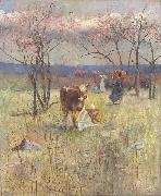 An Early Taste for Literature, Charles conder